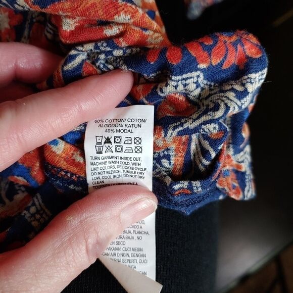 Lucky Brand Popover Paisley Print - Picture 13 of 14